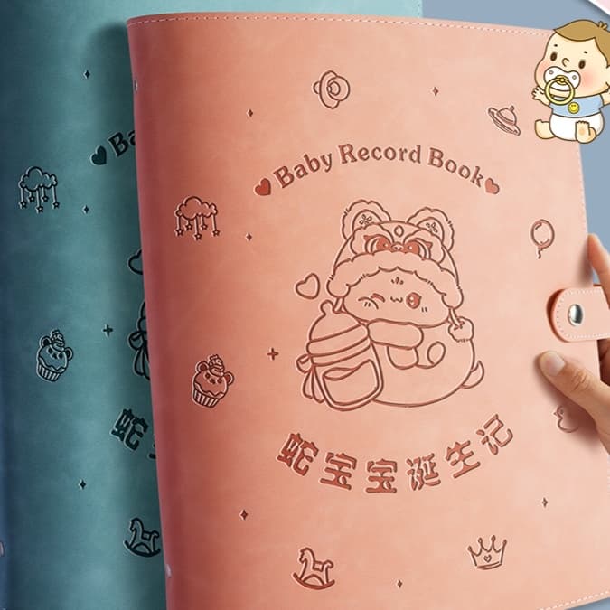 母子手帳ケース ふわふわ赤ちゃん思い出手帳ケース