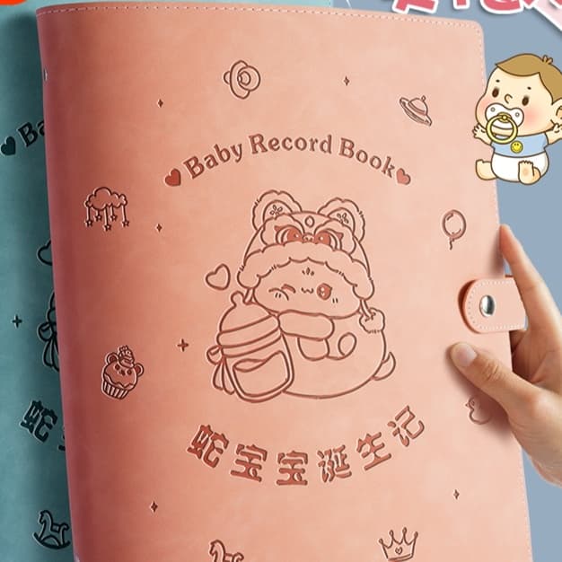 母子手帳ケース ふわふわ赤ちゃん思い出手帳ケース